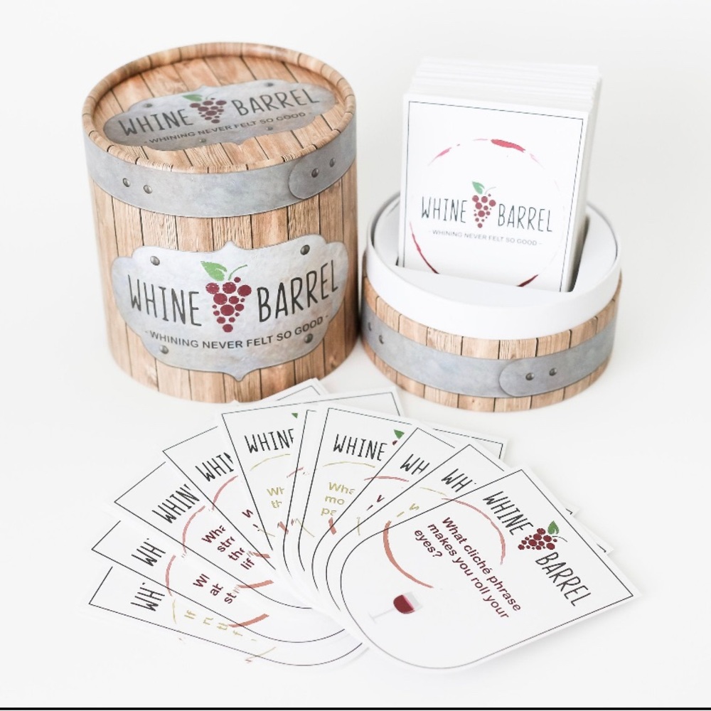 Contender Games Wine Barrel Card Game NWT